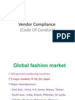 Vendor Compliance: (Code of Conduct)