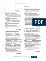 Advanced Unit Test 10: Grammar Vocabulary