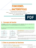 Funciones. Caracteristicas