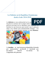 La Diabetes en La Republica Dominicana Desde El Año 2014