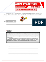 Tipos de Textos Expositivos para Segundo de Secundaria