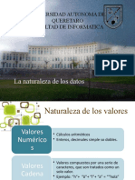 Capitulo 4 La Naturaleza de Los Datos