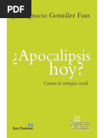 APOCALIPSIS HOY - Contra La Entropía Social - JOSÉ IGNACIO GONZÁLEZ FAUS PDF