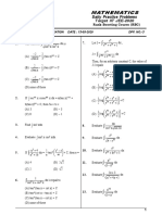 Mathematics: Daily Practice Problems