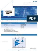 Description: Voltage Controlled Crystal Oscillator Previous Vectron Model VC-705/C5250