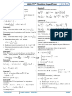 Fonctions Logarithmiques Exercices Non Corriges 1 2