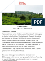 CHIKMAGALUR Tourist Guide