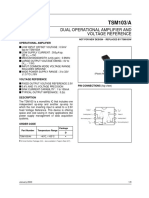 TSM103/A: Dual Operational Amplifier and Voltage Reference