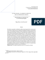 La Psicoterapia Momento Oportuno para Psicologos