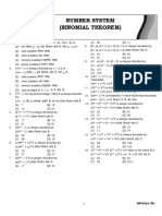 Binomial Theorem Practice Set