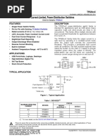 Current-Limited, Power-Distribution Switches: Features Description