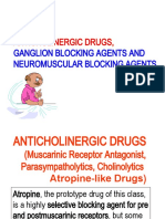 Anticholinergic Drugs,: Ganglion Blocking Agents and Neuromuscular Blocking Agents