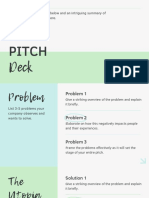 Green and White Simple Health Care Pitch Deck Presentation PDF