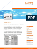 Tagmicro-Tx: Ultra Low Power 8-Bit Microcontroller and RF Transmitter