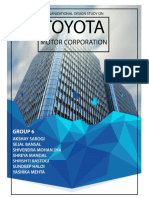 Toyota Organization Design Report