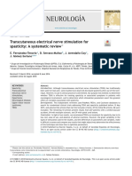 Neurología: Transcutaneous Electrical Nerve Stimulation For Spasticity: A Systematic Review