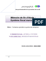 Mémoire Système Fiscal Marocain