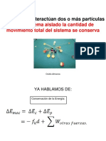 Colisiones Elásticas, Inelásticas y Conservación Del Momento