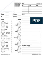 Broken Urthe Csheet PDF