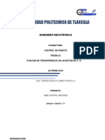 Función de Transferencia de Un Motor de D.C