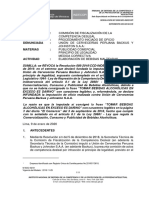 Procedencia: Denunciante: Denunciada: Unión de Cervecerías Peruana Backus Y Materias: Publicidad Comercial