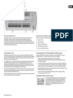 Mixer Operational Overview General User Interface Operation