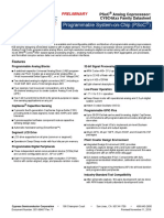 Programmable System-On-Chip (Psoc) : Preliminary