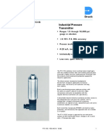 PTX 510 and PTX 510/IS: Industrial Pressure Transmitter