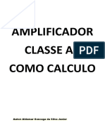 AMPLIFICADOR Classe AB Como Calculo