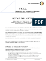 Notice Explicative Pour La Demande Attestation FFVE 2020 PDF