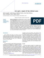 Calcifying Odontogenic Cyst A Report of Two Clinical Cases 2019