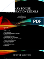 Auxiliary Boiler Construction Details: BY Mohammed Arif M Mechanical Engineer 41256