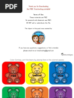 Free - Rainbow Counting Bear Math Pack PDF