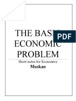 Basic Economic Problem Short Notes