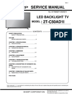 Service Manual TV Sharp Led Aquos 50 Inch PDF