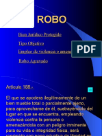 Robo Simple y Robo Agravado