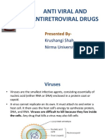 Anti Viral and Antiretroviral Drugs: Presented by