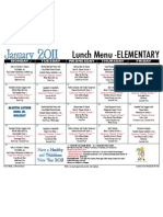 EL Lunch Menu Jan 11