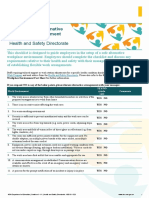 Setting Up An Alternative Workplace Environment Checklist: Health and Safety Directorate