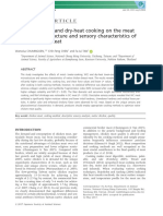 Effects of Moist-And Dry-Heat Cooking On The Meat Quality, Microstructure and Sensory Characteristics of Native Chicken Meat