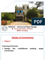 19SE201 - Advanced Steel Design: M. Thiruvannamalai, AP/Civil, MSEC, Sivakasi