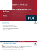 Unidad 5. Diagramas y Transformaciones de Fases. 1. Diagramas Isomorfos