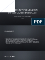 Estrategias de Promoción y Prevención de La Caries Dental