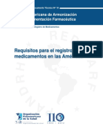 Requisitos para El Registro de Medicamentos en Las Américas PDF