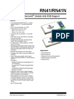 RN41/RN41N: Class 1 Bluetooth Module With EDR Support