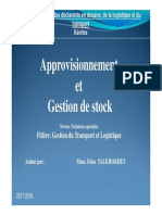 Cours Approvisionnement Et Gestion Du Stock (Mode de Compatibilité)