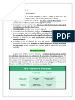 The Prisoner's Dilemma, Prce and Non-Price Competition and Cartel Cheating FINAL