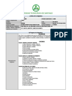 Programa de La Asignatura Física II (MAT-500-001) 13 Semanas (2-2020)