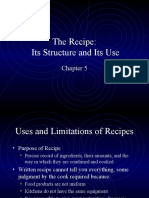 Standardised Recipe