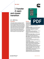 OTPC Transfer Switch Open and Closed Transition